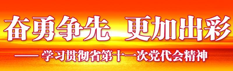 奮勇?tīng)?zhēng)先，更加出彩——學(xué)習(xí)貫徹省第十一次黨代會(huì)精神